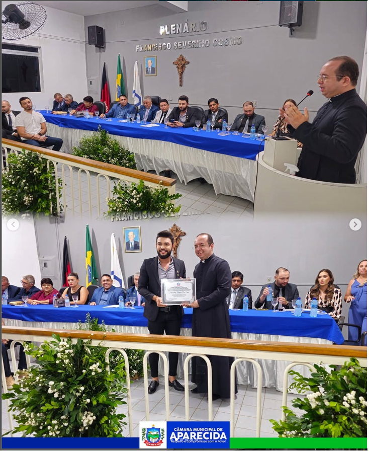 Na última sexta-feira, 5 de maio, a Câmara Municipal de Aparecida realizou uma Sessão Solene em comemoração aos 31 anos